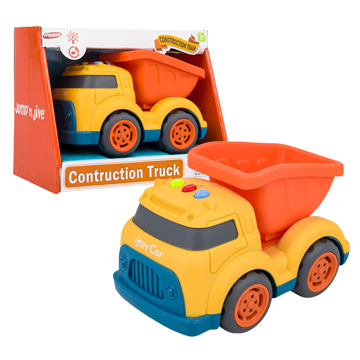 Construction Toy Truck with Light & Sound