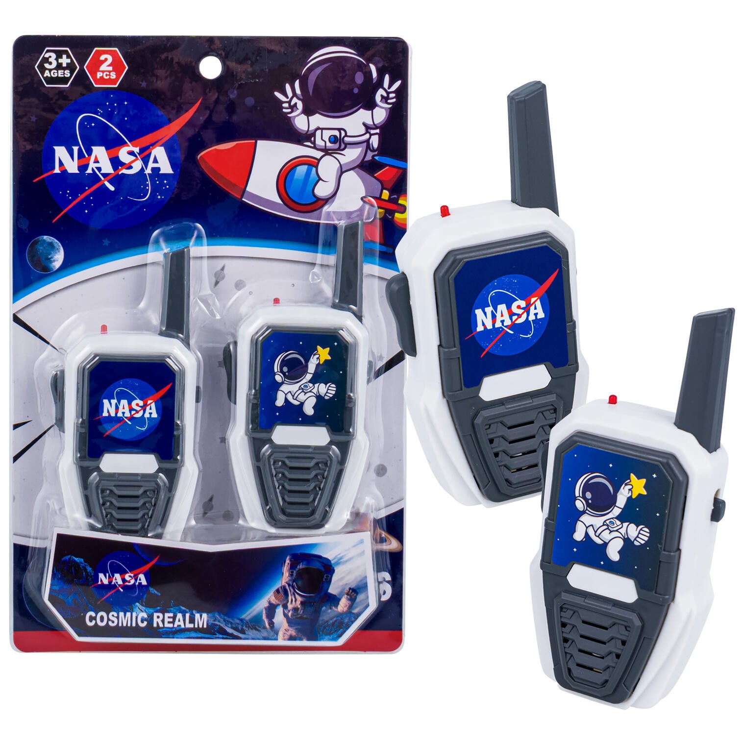 NASA Cosmic Realm Walkie-Talkies, 2-Piece Set