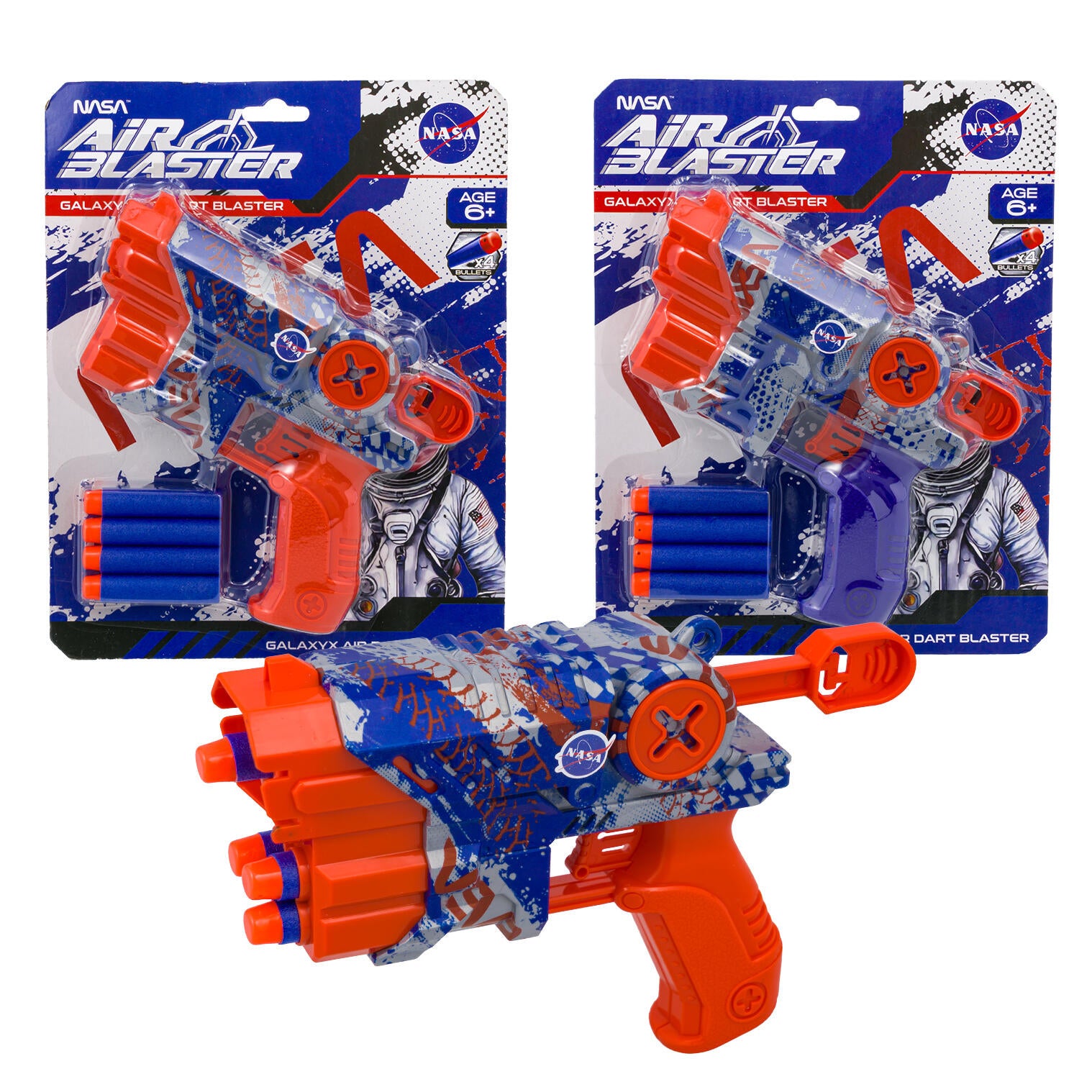 NASA Galactic Air Dart Blaster, Assorted