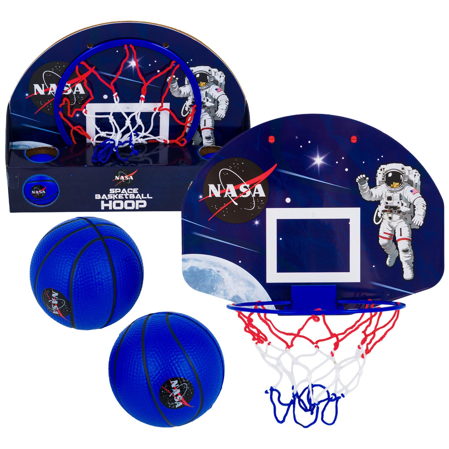 NASA Space Basketball Hoop Set, 3 Pieces