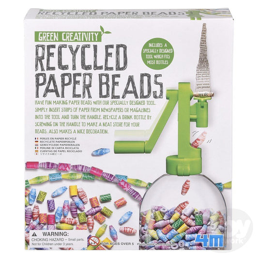 The Toy Network-Green Creativity - Recycled Paper Beads-4M-04588-Legacy Toys