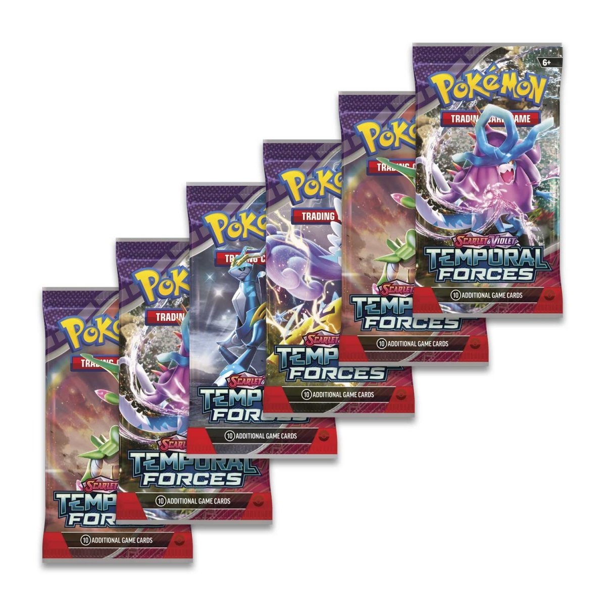 ACD Distribution-Pokemon TCG: Scarlet & Violet: Temporal Forces - Booster Bundle-PKU85319-Legacy Toys