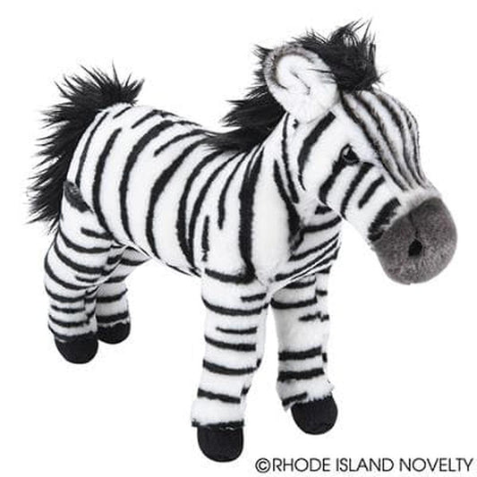 The Toy Network-12" Heirloom Standing Zebra-AP-HLSZE-Legacy Toys