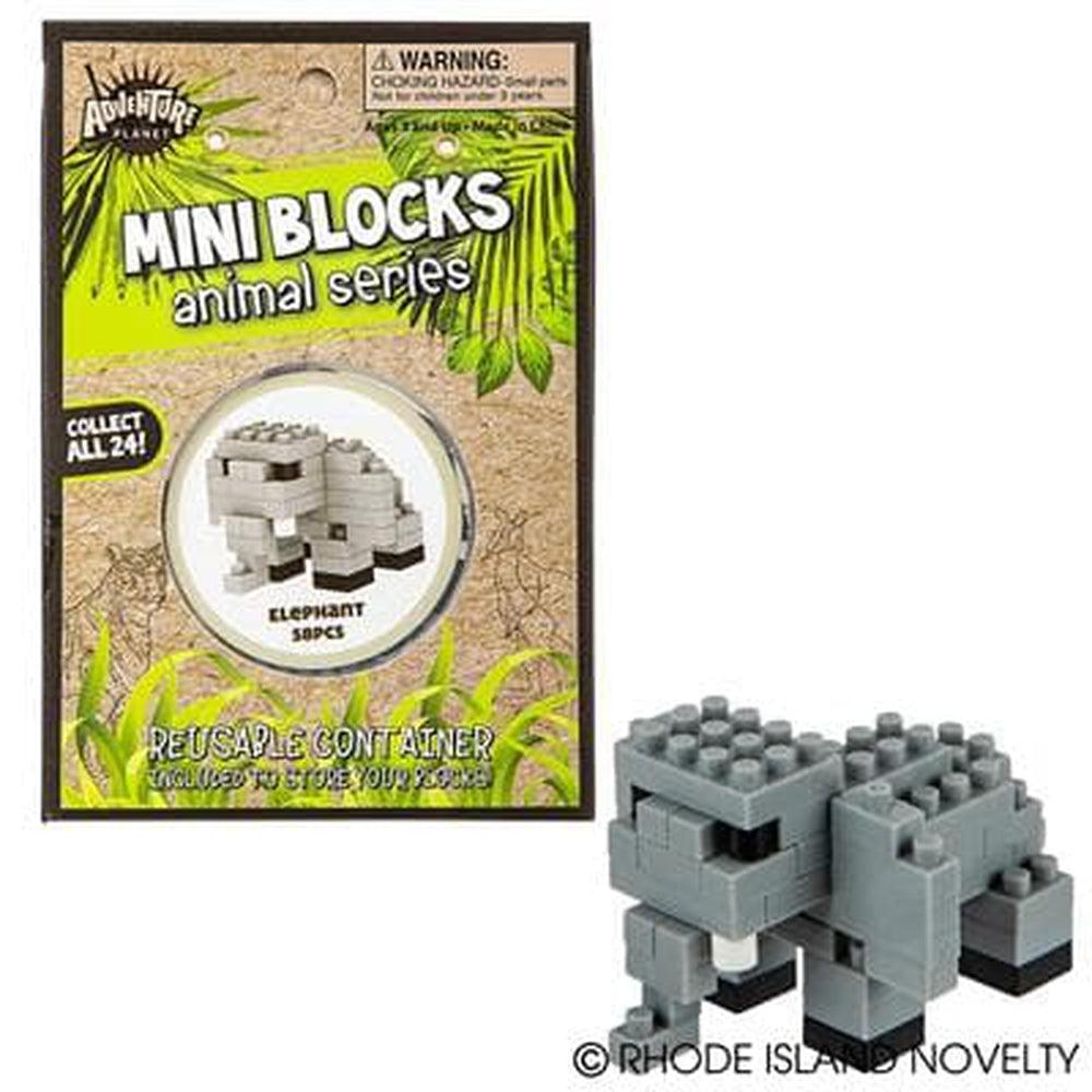 The Toy Network-Mini Blocks - Elephant 58 Pieces-AM-MBELE-Legacy Toys