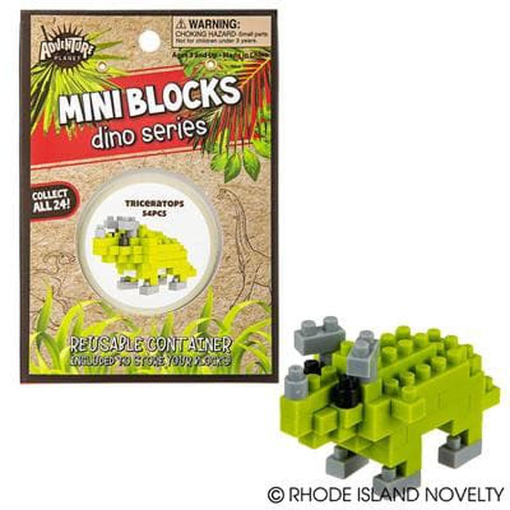 The Toy Network-Mini Blocks - Triceratops 54 Pieces-AM-MBTRI-Legacy Toys