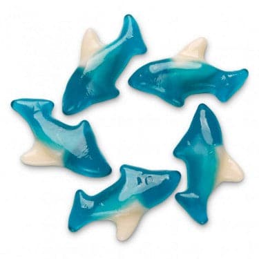 Albanese Confectionery-Blue Gummi Sharks 5 lb. Bag-50193-Legacy Toys