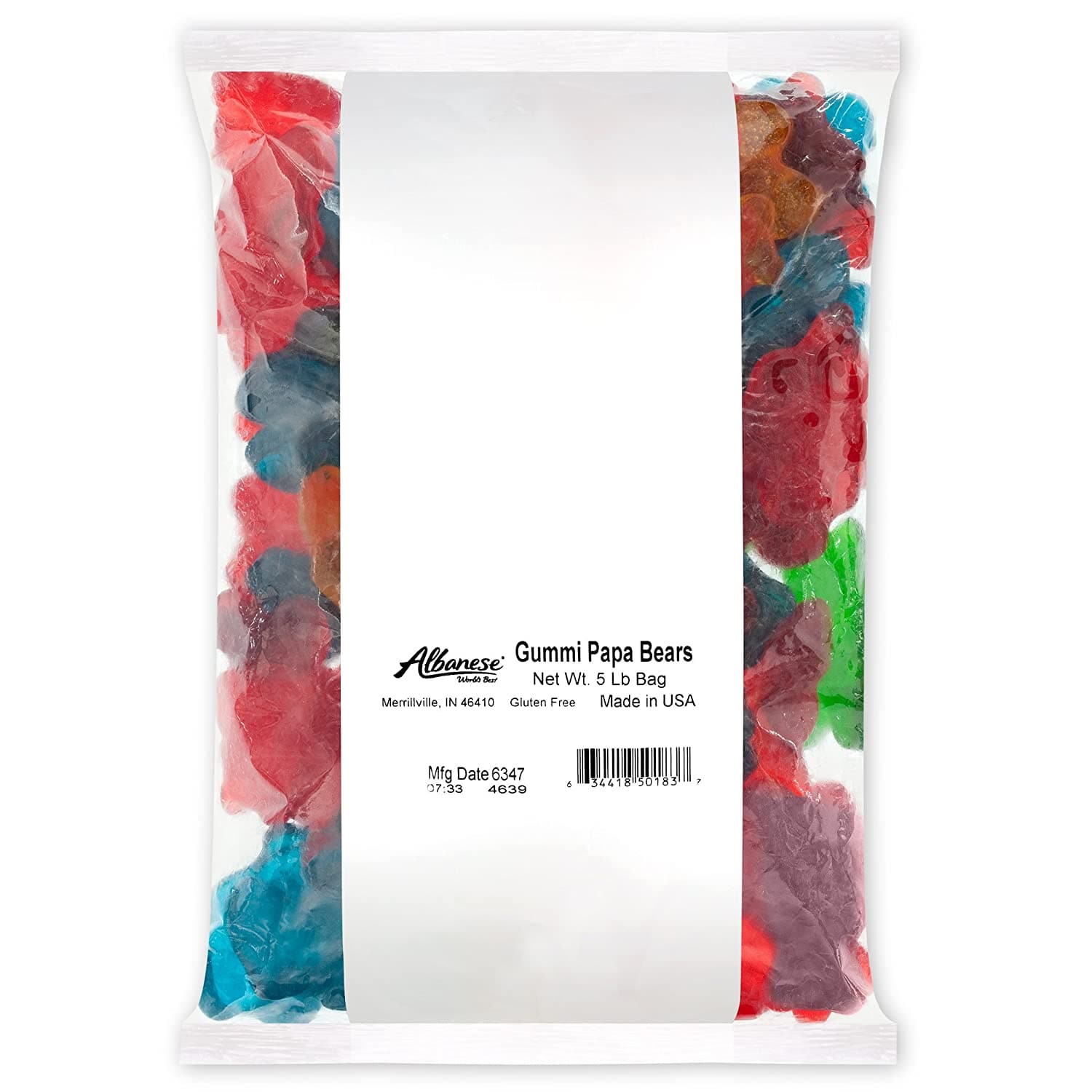 Albanese Confectionery-Gummi Papa Bears 5 lb. Bag-50183-Legacy Toys