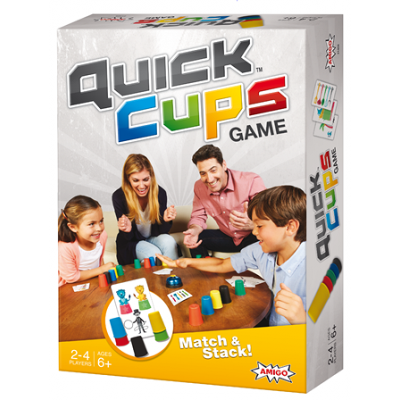 Amigo Games-Quick Cups Game-21424-Legacy Toys