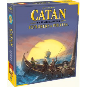 Asmodee-Catan - Explorers & Pirates 5-6 Player Extension-CN3076-Legacy Toys