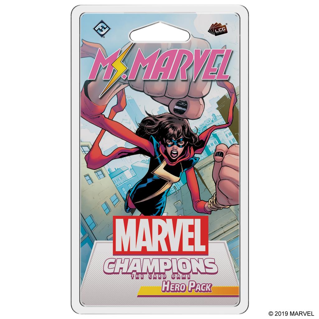 Asmodee-Marvel Champions: The Card Game - Ms. Marvel Hero Pack-MC05en-Legacy Toys