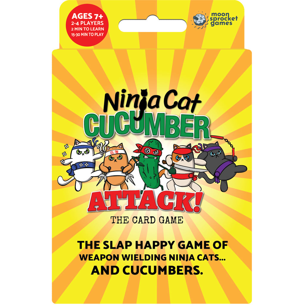 Asmodee-Ninja Cat Cucumber Attack!-NC-22002-Legacy Toys