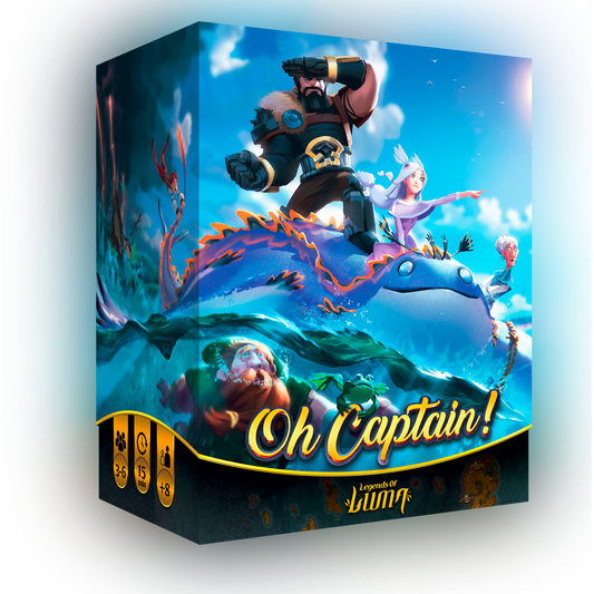 Asmodee-Oh Captain!-LUM01-Legacy Toys