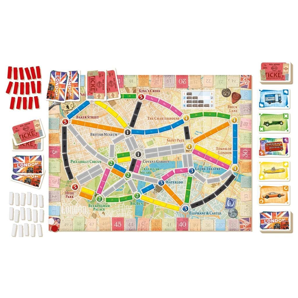 Asmodee-Ticket to Ride - London-DO7261-Legacy Toys