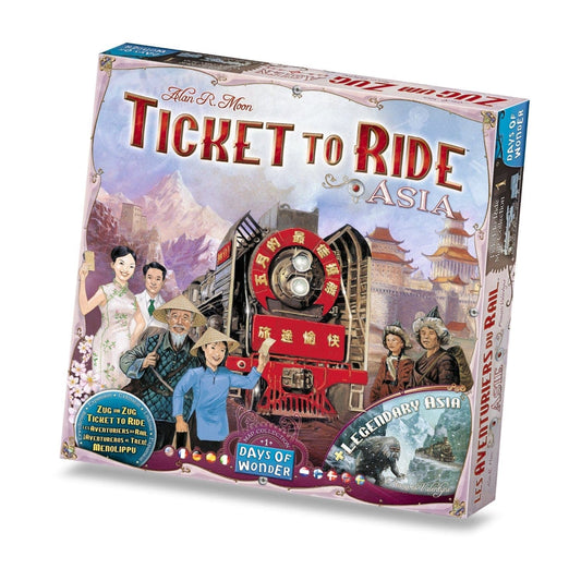 Asmodee-Ticket to Ride - Map Collection 1: Asia-DO7213-Legacy Toys