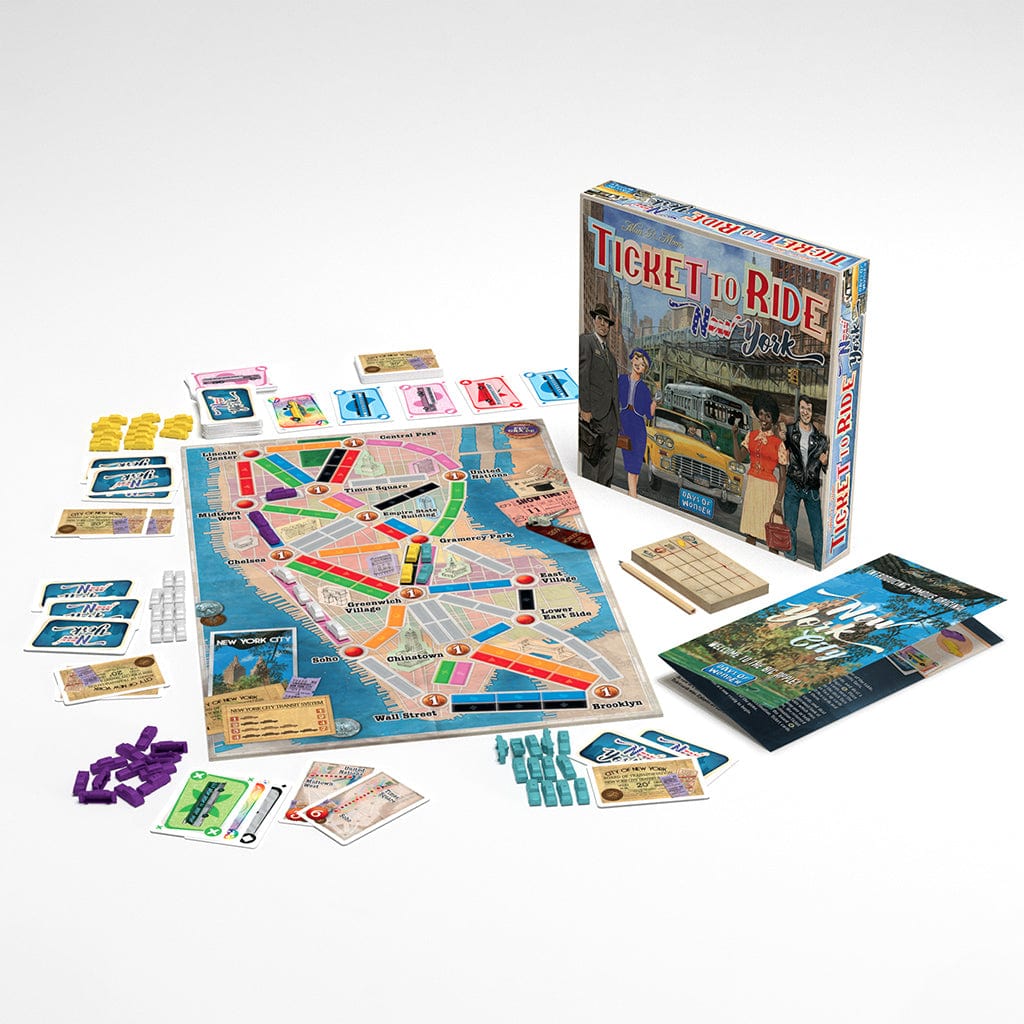 Asmodee-Ticket To Ride - New York-DO7260-Legacy Toys