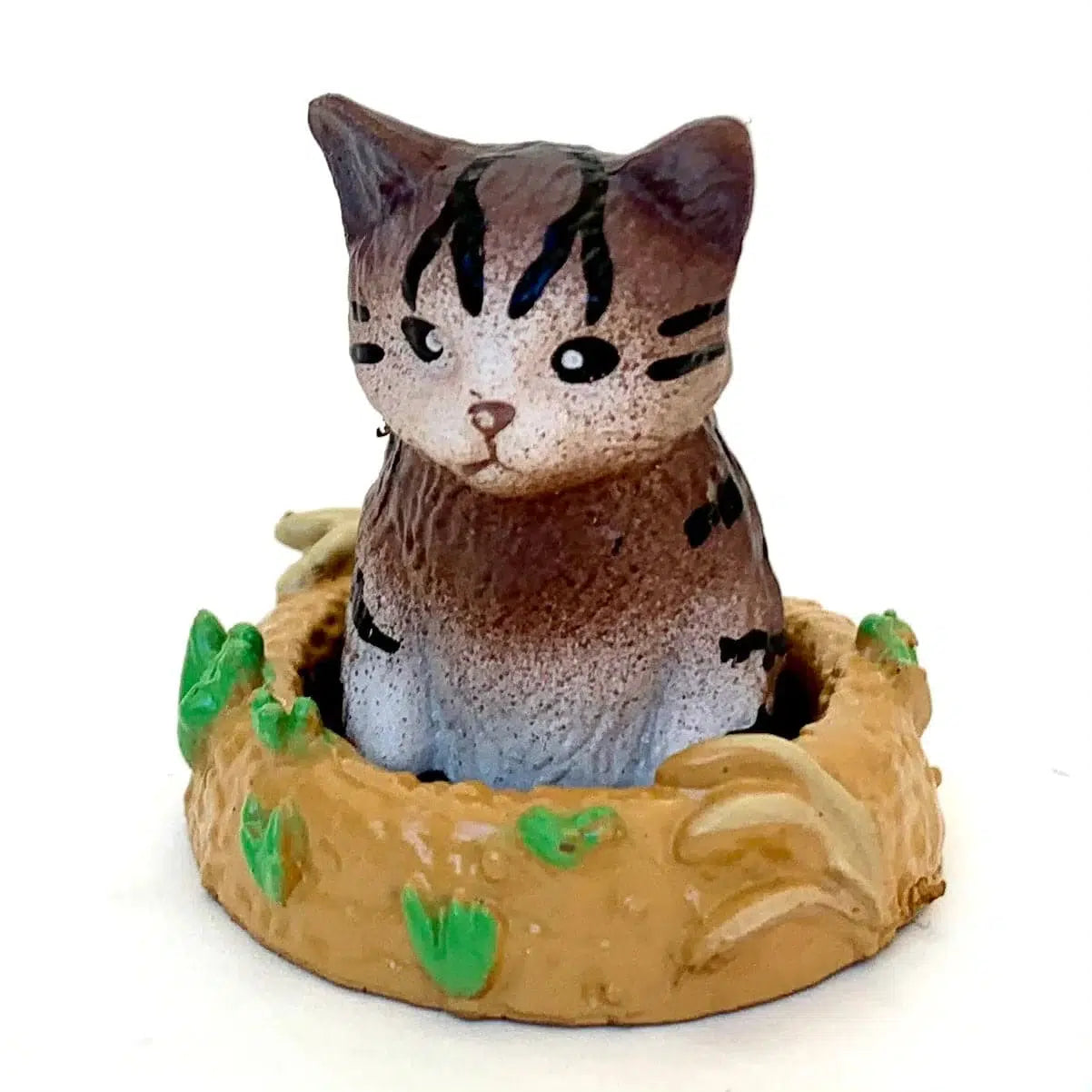 BC Mini-Animal in Tray Figure-13022-Cat - Brown-Legacy Toys