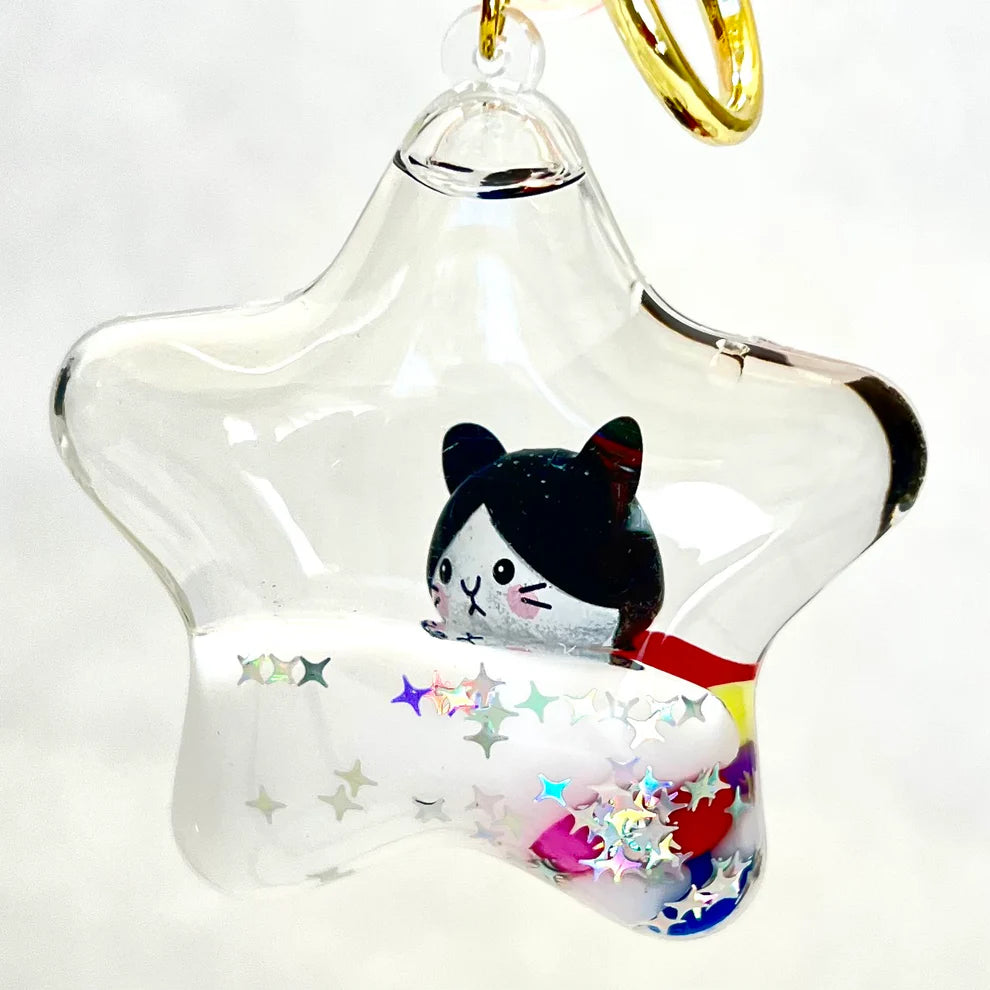 BC Mini-Assorted Kitty Star Key Charm-12090-Legacy Toys