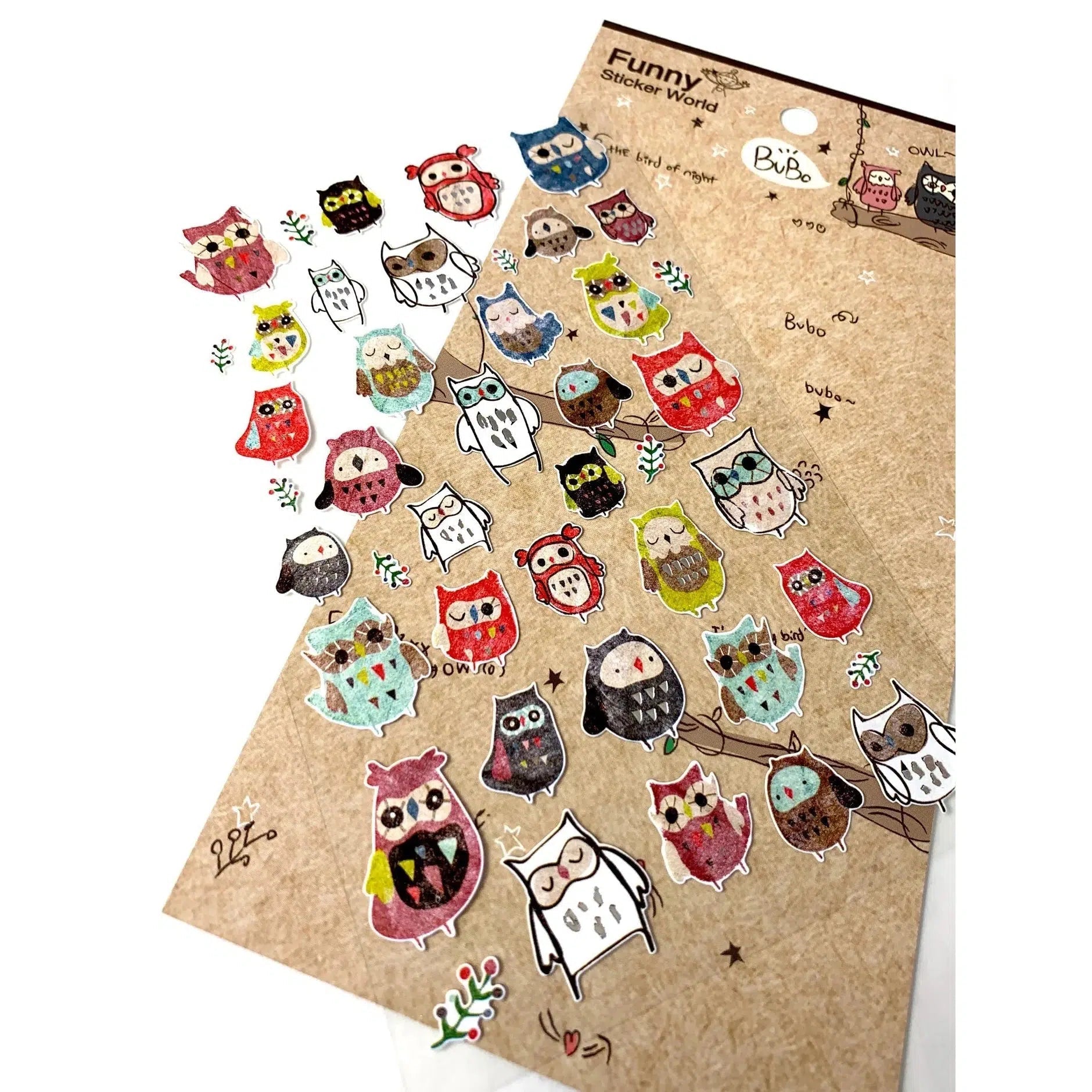 BC Mini-Bubo Owl Sticker-40474-Legacy Toys
