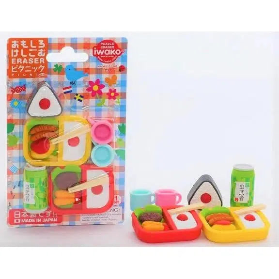 BC Mini-Iwako Bento Lunch Eraser Card-38330-Legacy Toys