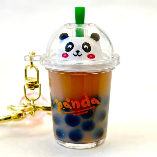 BC Mini-Panda Boba Tea Floaty Key Charm-12070-Legacy Toys