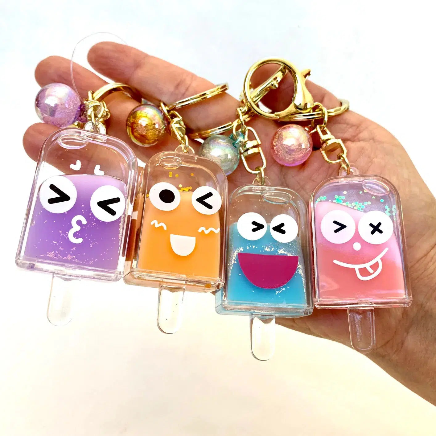 BC Mini-Popsicle Face Key Charm-12063-Legacy Toys