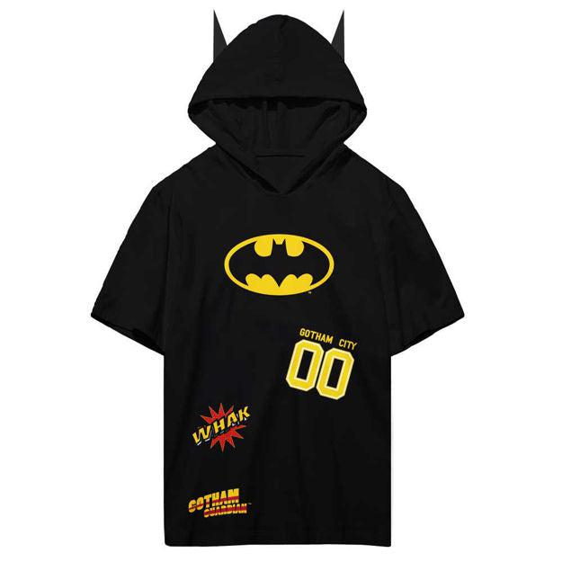 Bio World-DC Comics: Batman Logos - Youth Cosplay Hooded Tee--Legacy Toys