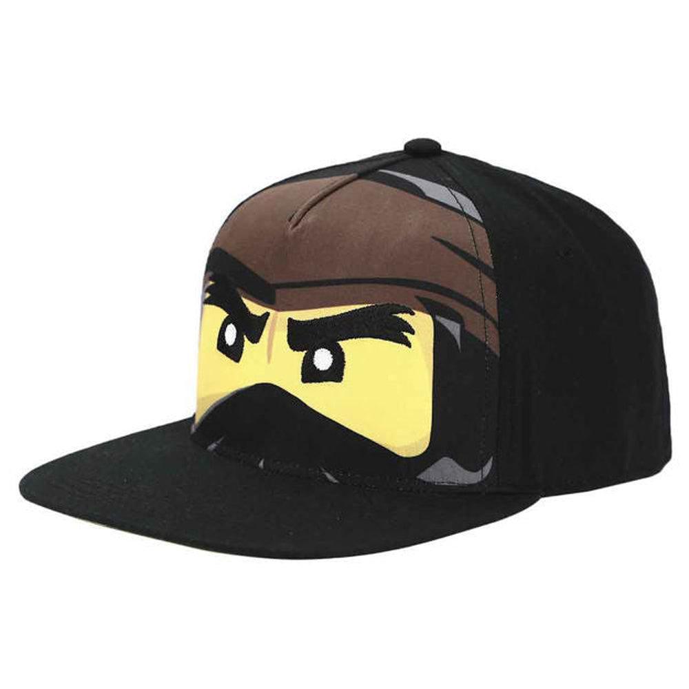 Bio World-LEGO Ninjago Cole Embroidered Youth Flat Bill Snapback Hat-SBB1B62LGNPP00-Legacy Toys