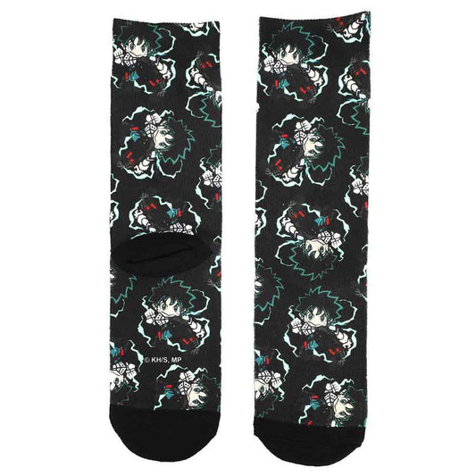 Bio World-My Hero Academia - Sublimated Print 3 Pair Youth Crew Socks-CRB0AUTMHAPP00-Legacy Toys