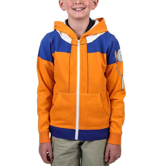 Bio World-Naruto Uzumaki Cosplay Youth Hoodie--Legacy Toys