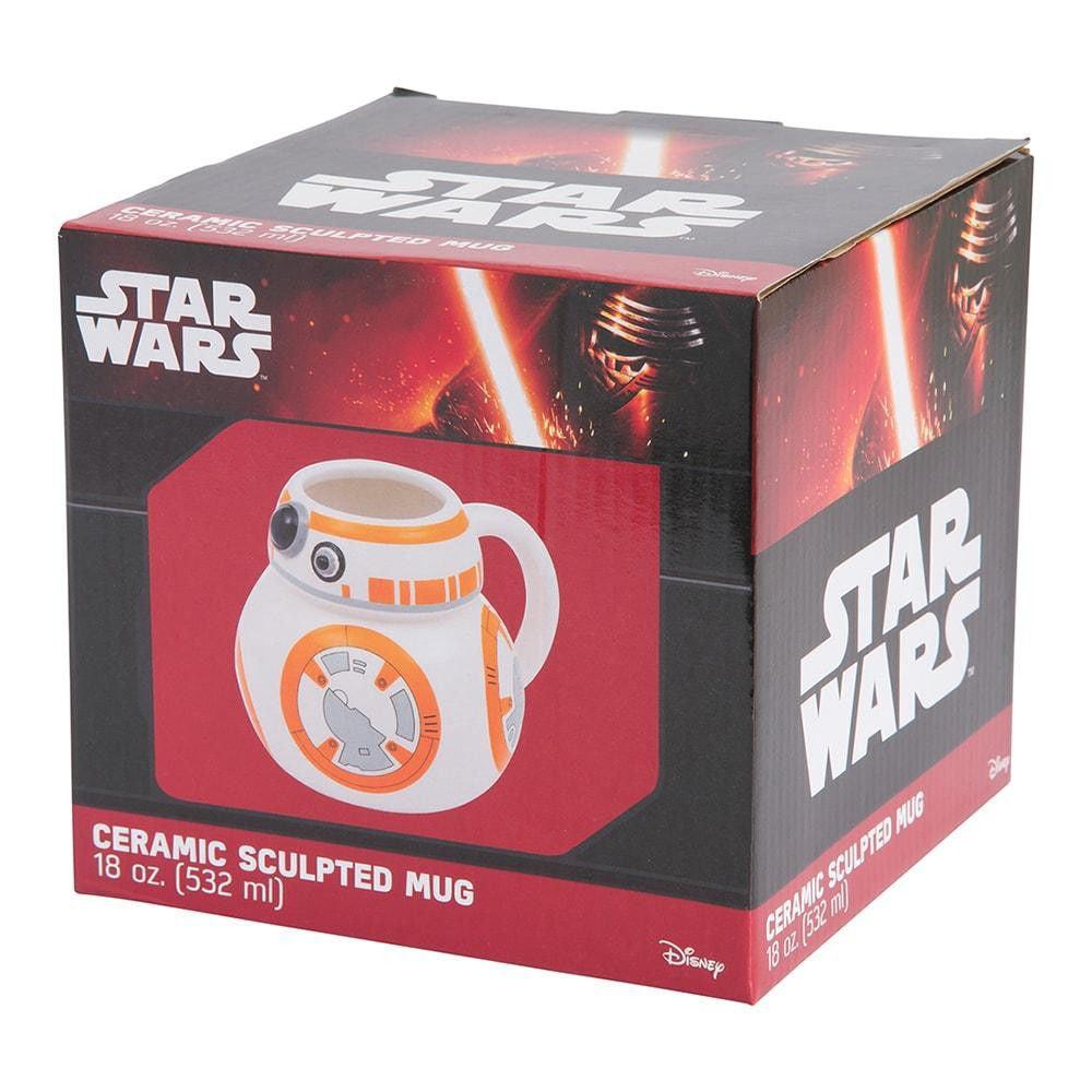 Bio World-Star Wars BB-8 18 oz. Ceramic Sculpted Mug-VU8EVFSTW00VI11-Legacy Toys
