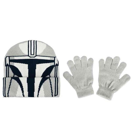 Bio World-Star Wars: The Mandalorian - Youth Beanie & Gloves Combo-CMB0XQMSTWPP00-Legacy Toys