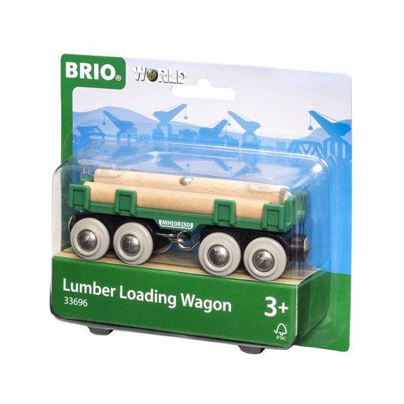 BRIO-Brio Lumber Loading Wagon-33696-Legacy Toys