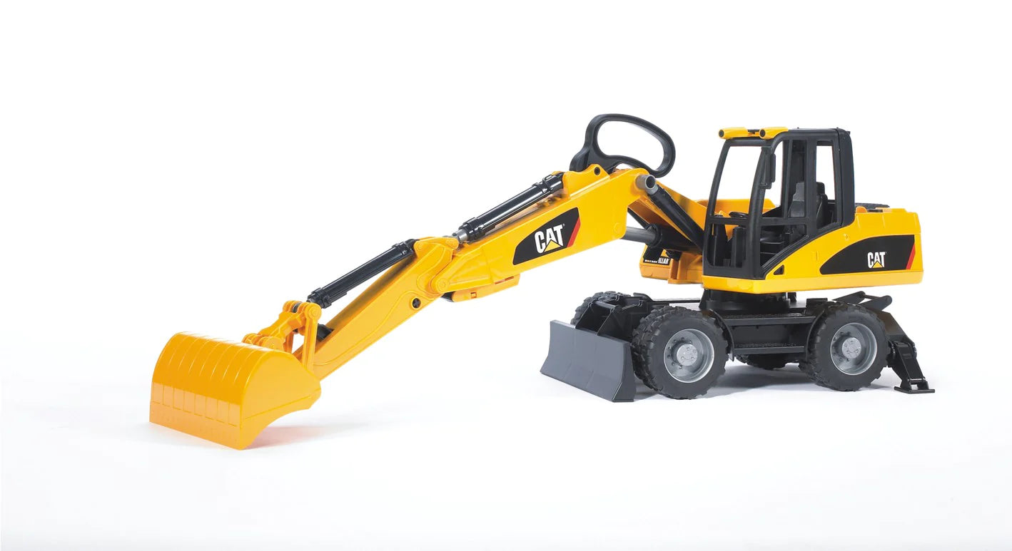 Bruder-CATERPILLAR Small Wheel Excavator-02446-Legacy Toys