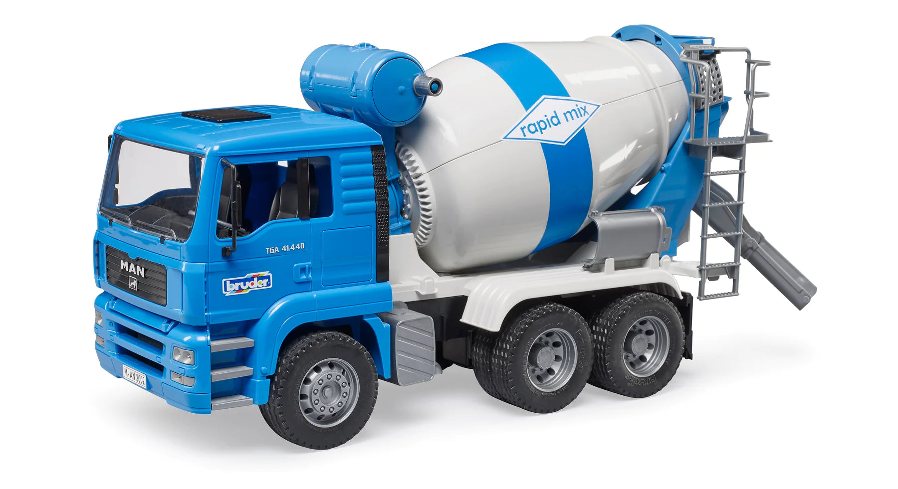 Bruder-MAN TGA Cement Mixer-02738-Legacy Toys