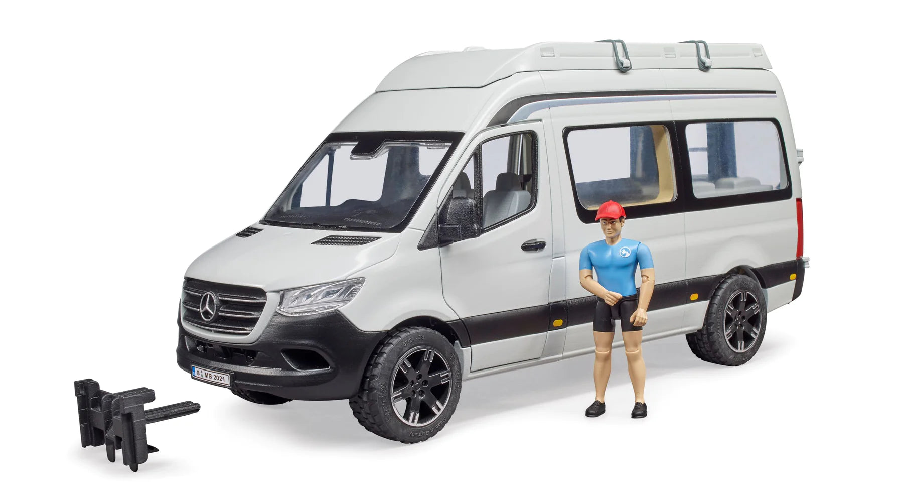 Bruder-MB Sprinter Camper with Driver-02672-Legacy Toys