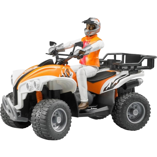 Bruder-Quad with Driver & Accessories-63000-Legacy Toys