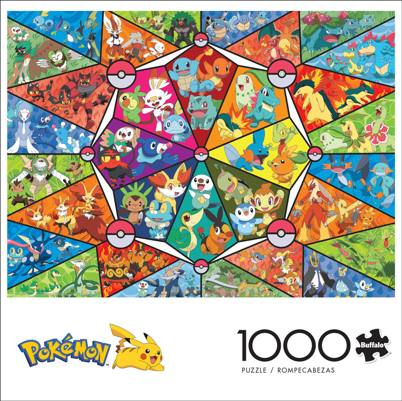 Pokemon - Pokemon - Pokemon Squares - 1000 Piece Jigsaw Puzzle