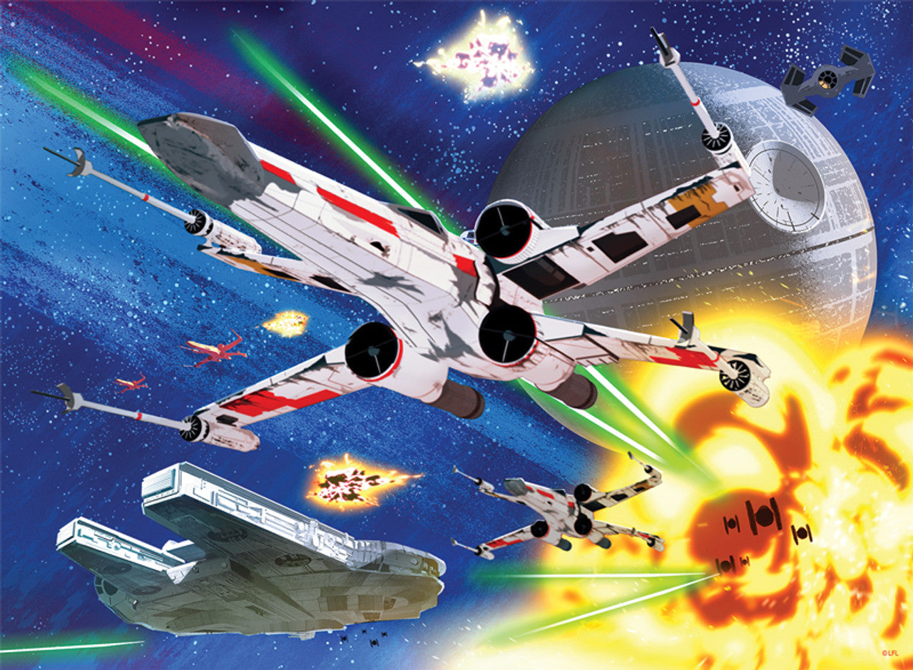 Buffalo Games-Star Wars: X-Wing Assault - 100 Piece Puzzle-4802-Legacy Toys