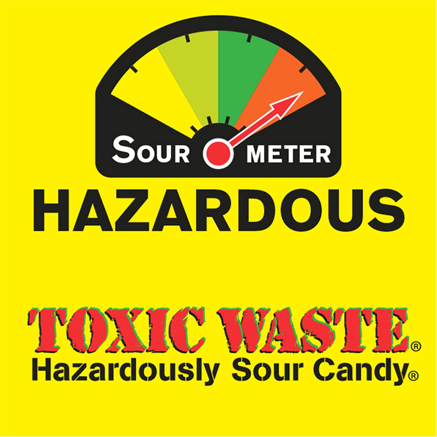 Candy Dynamics-Toxic Waste Original Yellow Drum 1.7 oz.--Legacy Toys