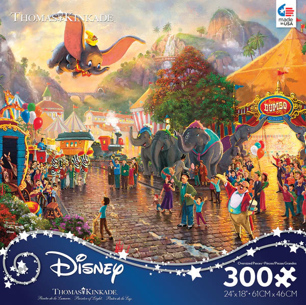 Ceaco-Thomas Kinkade Disney - Dumbo - 300 Piece Puzzle-2222-12-Legacy Toys