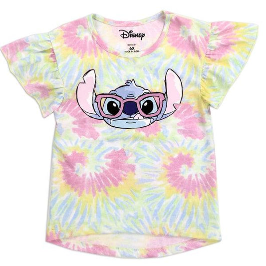 Childrens Apparel-STITCH Multi Girls 4-6X T-Shirt--Legacy Toys