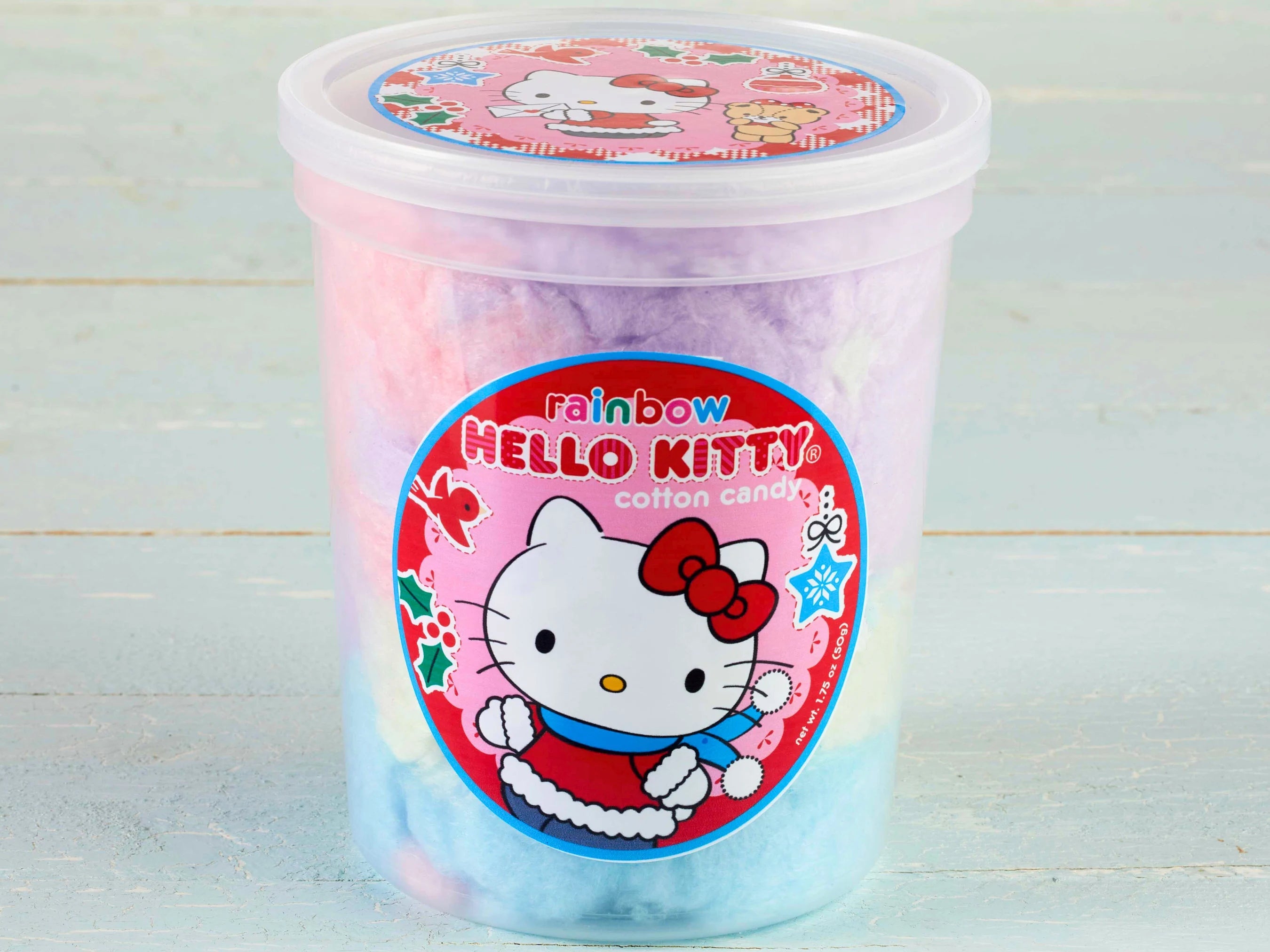 Chocolate Storybook-Hello Kitty Holiday Rainbow Gourmet Cotton Candy-CSB-HKHR-Legacy Toys