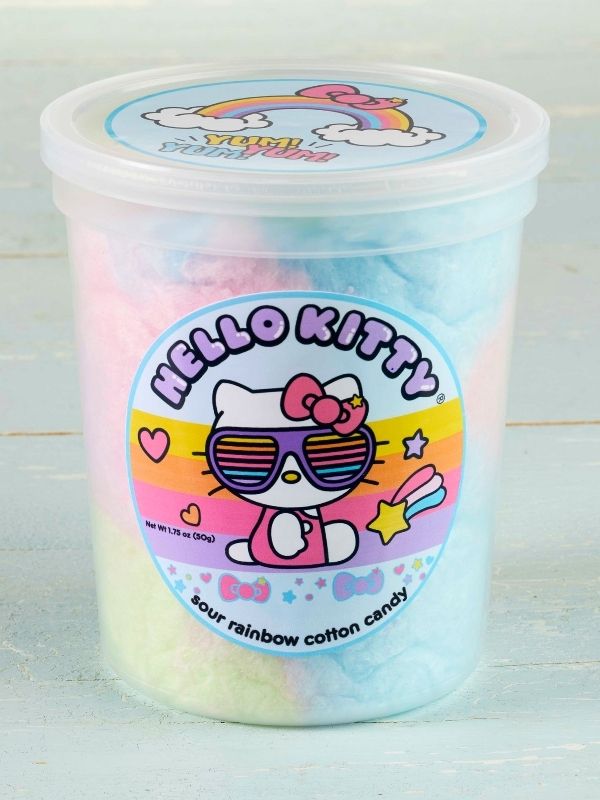 Chocolate Storybook-Hello Kitty Sour Rainbow Gourmet Cotton Candy-CSB-HKSR-Legacy Toys