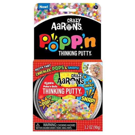 Crazy Aaron's-Crazy Aaron's 4" Popp'n Putty - Poke'n Dots-PO020-Legacy Toys