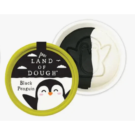 Crazy Aaron's-Land Of Dough 1.5 oz. Mini Cup - Black Penguin-LD-BKTS1-Legacy Toys