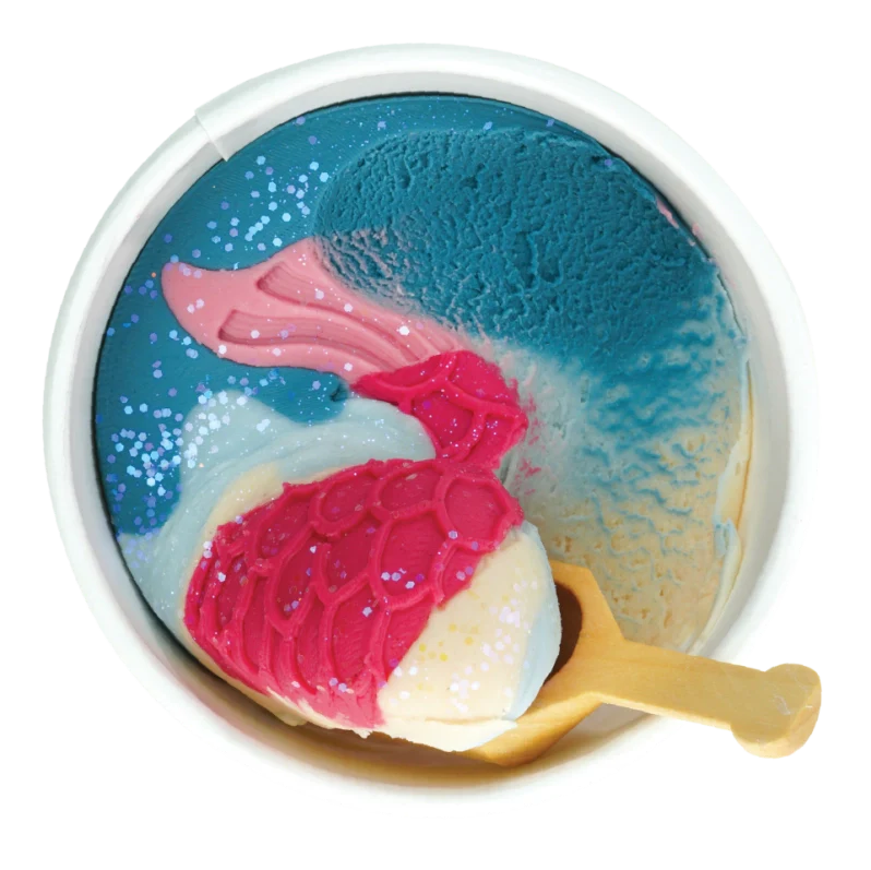 Crazy Aaron's-Land Of Dough 7 oz. Luxe Cup - Mermaid Splash-LD-ERLS7-Legacy Toys