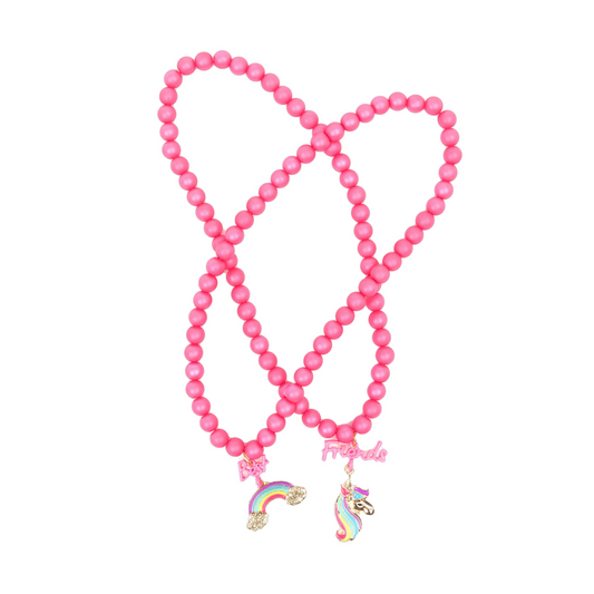 Creative Education-Best Friends Rainbow Unicorn Necklace Set-86132-Legacy Toys