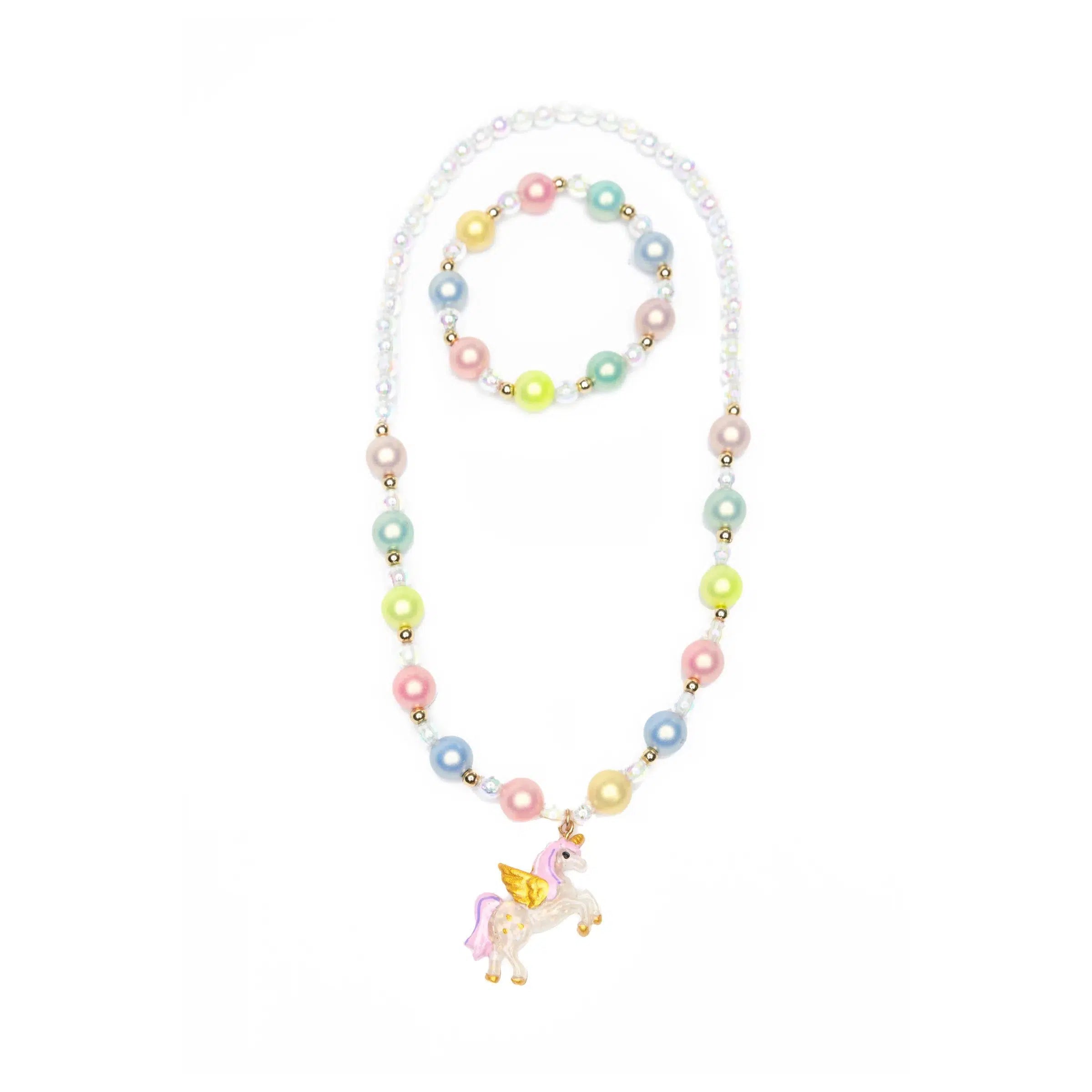 Creative Education-Happy-Go-Unicorn Necklace & Bracelet Set-86145-Legacy Toys