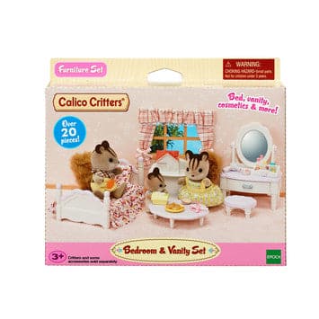 Epoch Everlasting Play-Calico Critters Bedroom & Vanity Set-CC1747-Legacy Toys