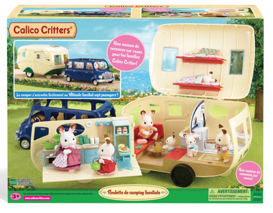 Epoch Everlasting Play-Calico Critters Caravan Family Camper-CC2134-Legacy Toys